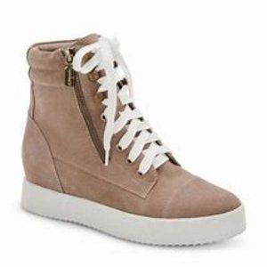 Blondo Aquaprotect Waterproof Leather Suede Lace & Zip Up Booties SZ 7.5M